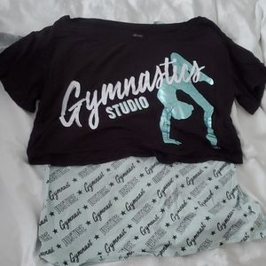 Justice Two peice tank and top gymnastics
